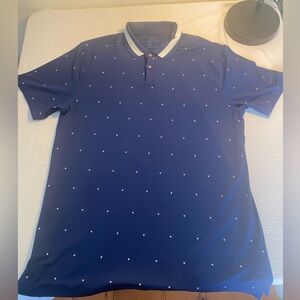 Nike Navy Polo Shirt with White Accents